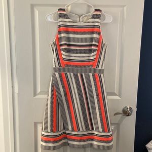 Kate Spade Ribbon Jacquard A-Line Dress